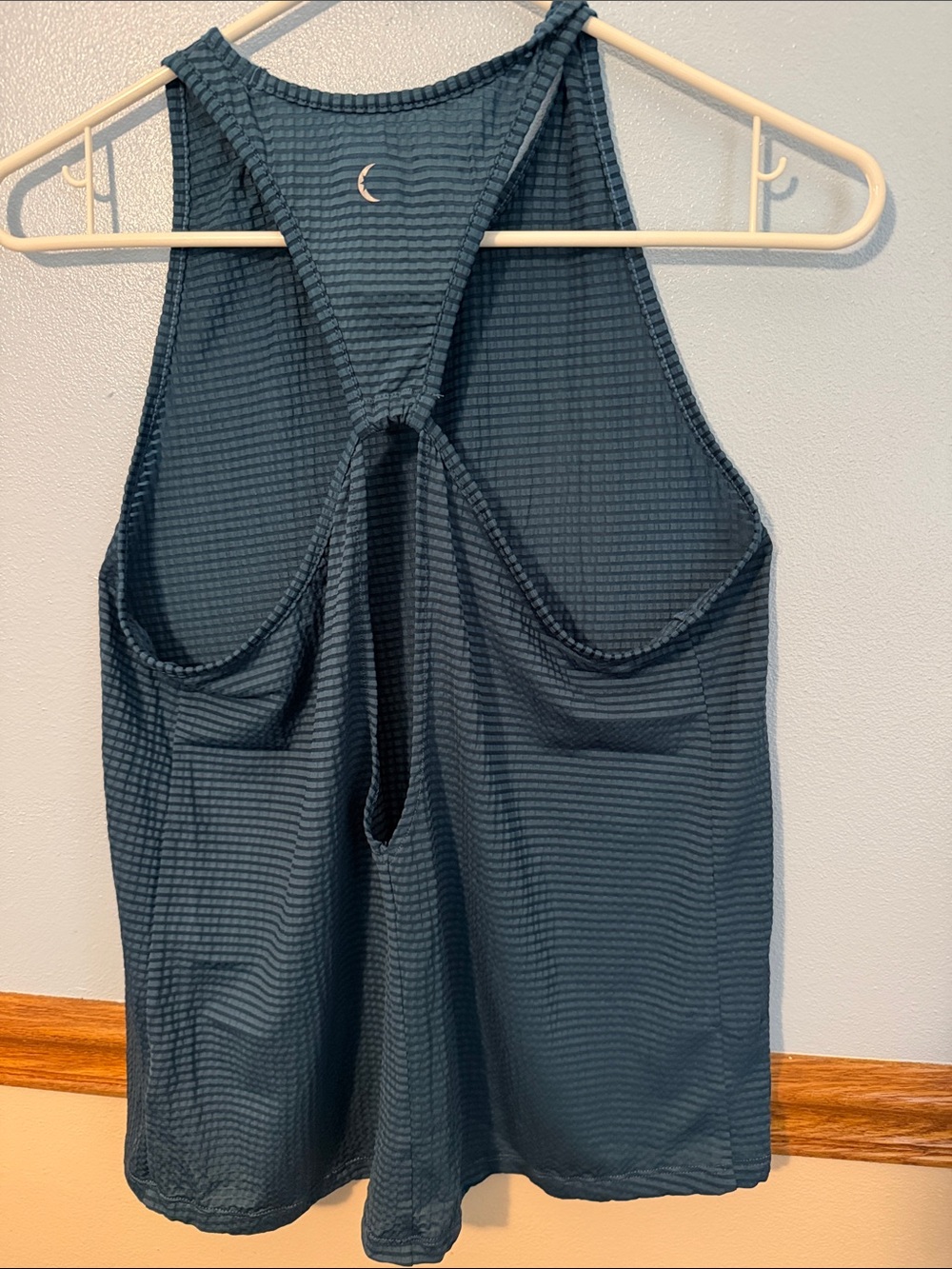 ZYIA Blue/Dark Teal Racerback Tank Top Size Small